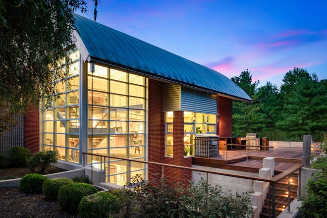 This unique home at 920 N. West Parkway Dr. was custom built in 2004 and is currently listed at $579,900.