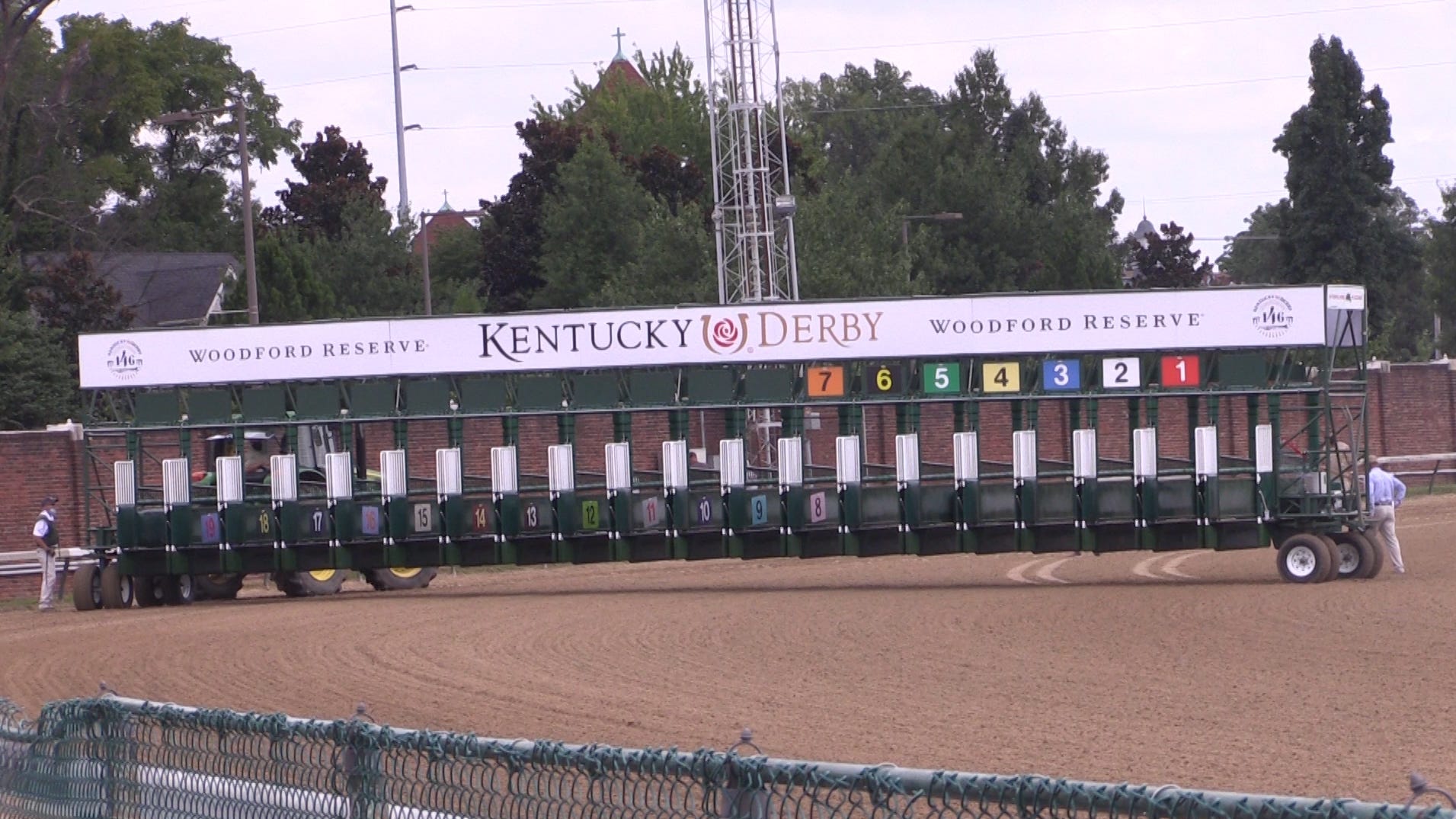 Churchill Downs Tests New Horse Starting Gate Ahead Of Saturday S Kentucky Derby Churchill Downs Tests New Horse Starting Gate Ahead Of Saturday S Kentucky Derby