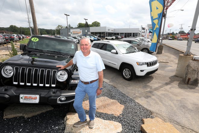 Tim McHugh traded horses for horsepower when he entered the family business, selling cars, in 1989. He now owns McHugh Chrysler Dodge Jeep Ram Fiat in Zanesville.