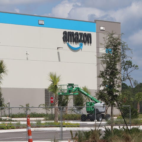 The Amazon logo can be seen on the side of the e-c