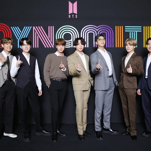 BTS participate in "Dynamite" online global media 