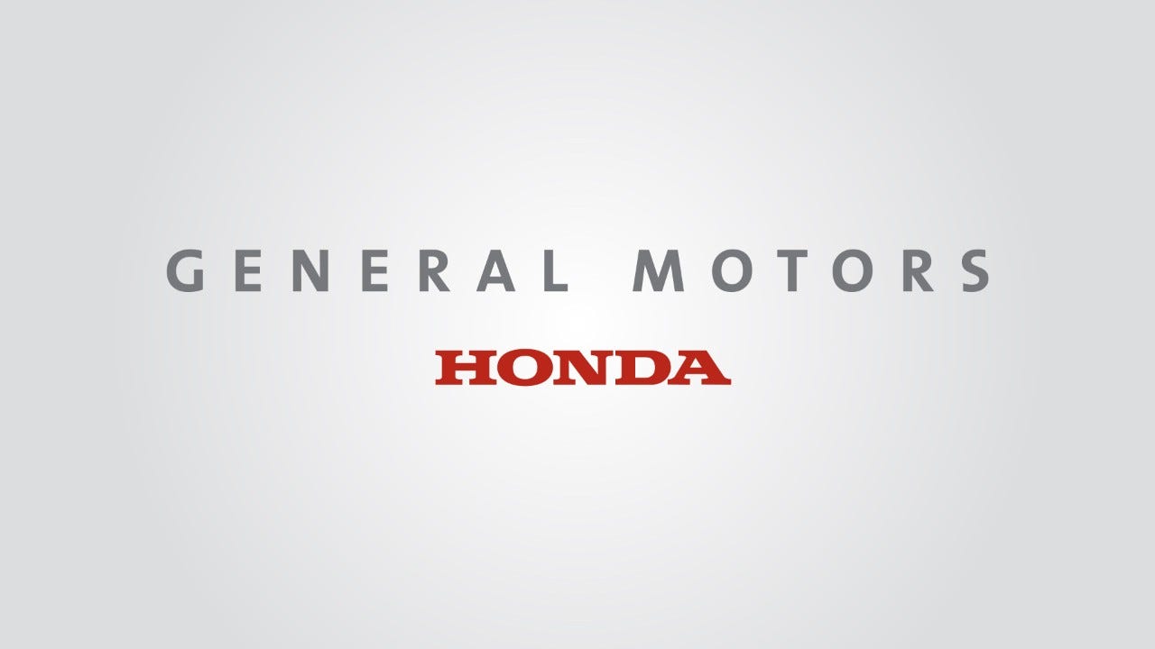 Gm And Honda Agree To Partner Up To Save Costs In North America Gm And Honda Agree To Partner Up To Save Costs In North America