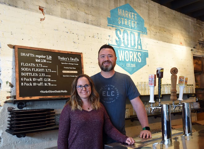 The idea for Market Street Soda Works, owned by Tim and Liz Argyle, started as a shop selling bottled soda and then evolved in to a family friendly, non-alcoholic bar.