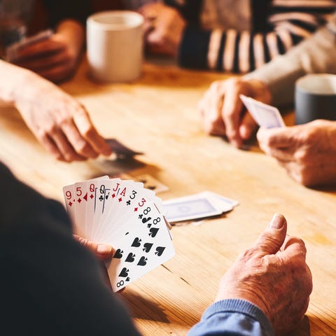 Cognitive pursuits such as card games can promote 