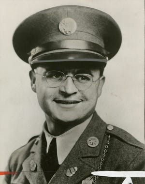 Pvt. Rodger Young served in Fremont’s Company B, 148th Infantry. Young, a Sandusky County native, died in 1943 and was awarded the Congressional Medal of Honor for his heroism and bravery.