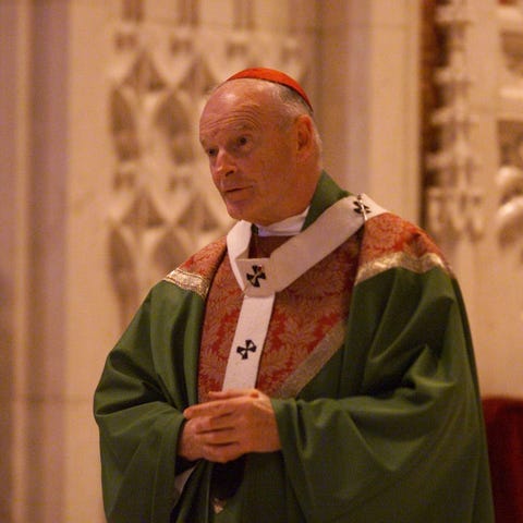 Newark Archbishop Theodore E. McCarrick delivers a