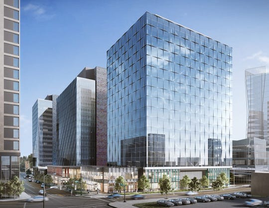 Amazon's latest venture: a development at 555 Tower and West Main in Bellevue, Washington to house more employees.