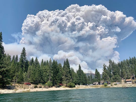 The Creek Fire in Fresno County was 36,000 acres on Saturday, September 5, 2020.