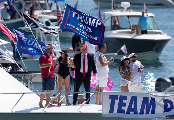 A reader asked: "We saw the DeSantis flotilla out on the water a few days ago and thought: What happens if / when the Trump flotilla confronts the DeSantis flotilla?" Columnist Frank Cerabino has an "answer" for that.