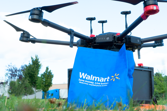 Walmart announced it is starting to test on-demand drone delivery.