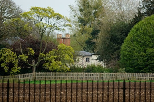 Frogmore Cottage , where Prince Harry and Duchess Meghan of Sussex live when they are in the United Kingdom, on April 10, 2019, on the sprawling Windsor Castle estate in Windsor west of London.