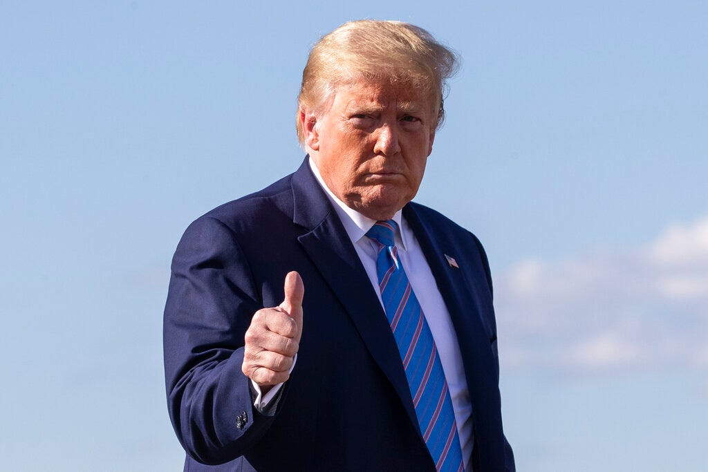President Donald Trump spent five minutes on the phone with Lakeland City Commissioner Scott Franklin after his upset of U.S. Rep. Ross Spano in the Republican primary election for House District 15.