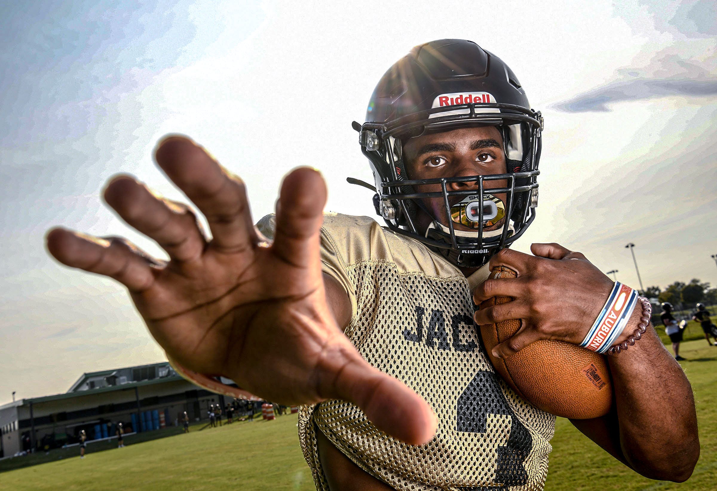 TL Hanna High School running back J.J. Hudson in Anderson, S.C. September 2020.