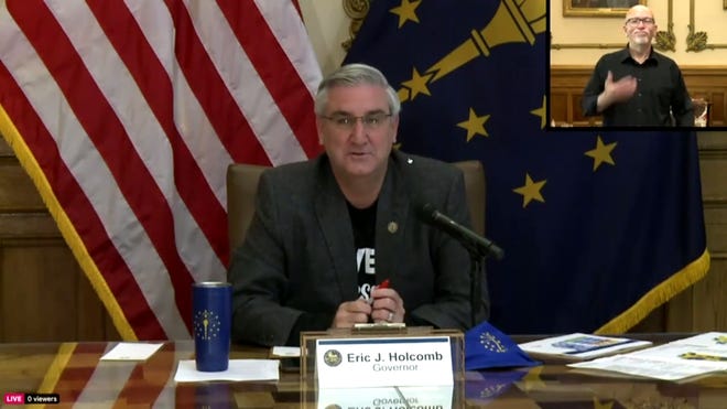 Governor Eric Holcomb gives COVID-19 update on Wednesday, September 9, 2020.
