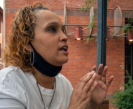 Elena Santiago describes the attack she suffered after she asked a customer at Rite Aid in York, Pa., where she was a shift manager, to wear a mask.