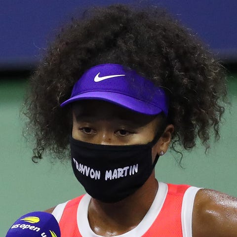 Naomi Osaka brought seven masks to the U.S. Open, 