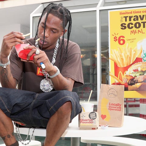 Travis Scott went to the oldest operating McDonald