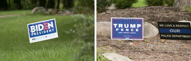 Trump Biden Yard Signs Being Stolen Vandalized In Livingston County