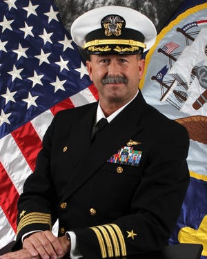 Captain Evan Morrison, commanding officer of NAS Fallon