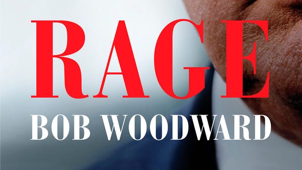 Bob Woodward's new book is "Rage."