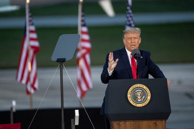 Donald Trump Makes False Claims About Autos At Michigan Rally