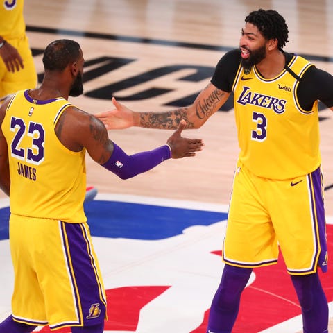 LeBron James, Anthony Davis and the Lakers are in 