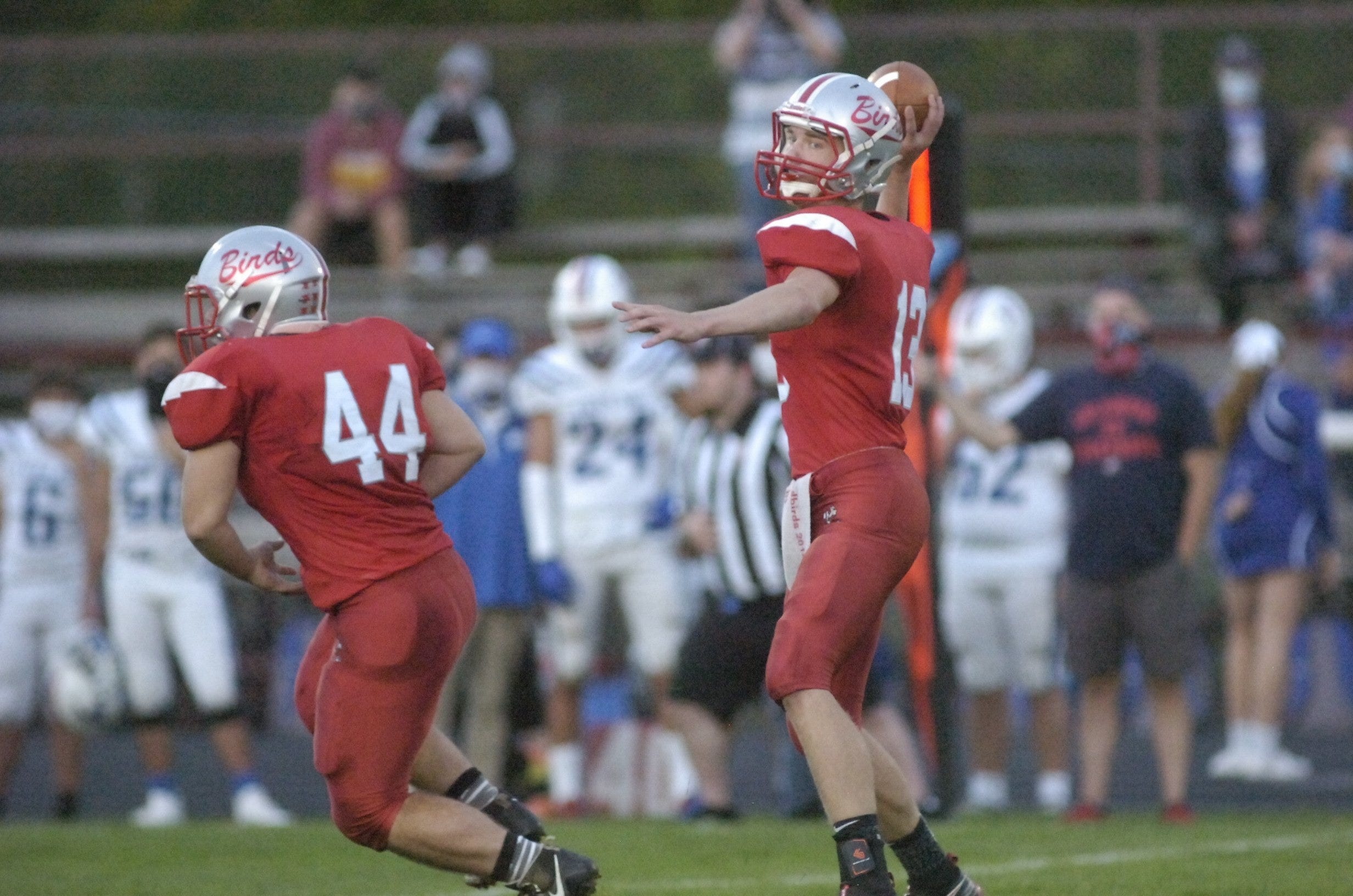 Loudonville Redbirds lock down Tuslaw Mustangs for first win of season