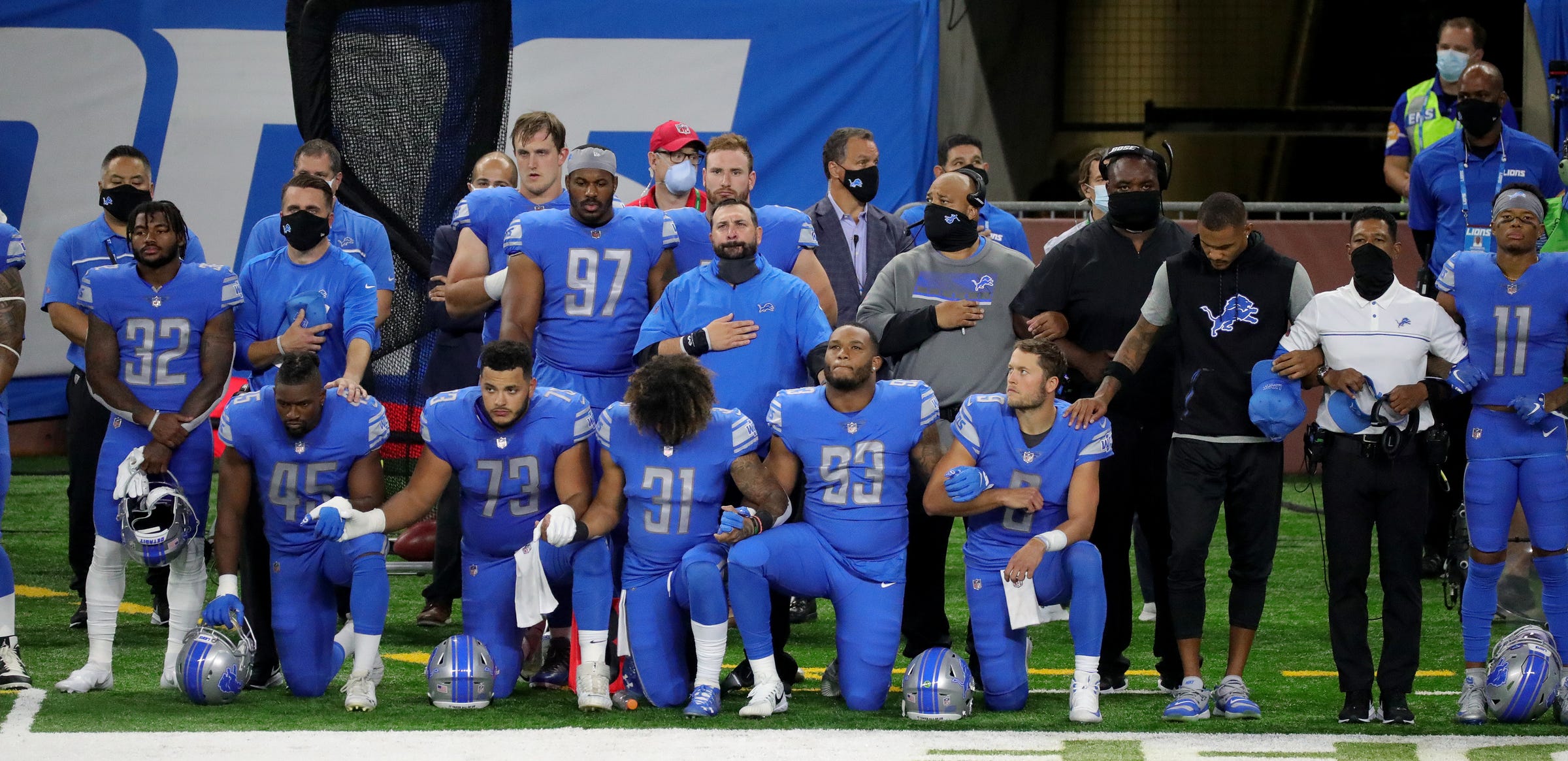 Detroit Lions Matthew Stafford Explains Why He Took Knee For Anthem