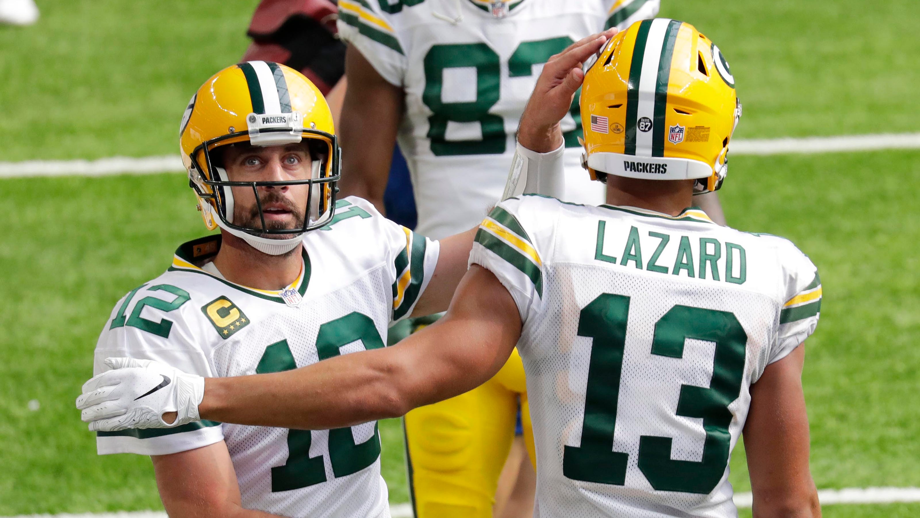 Green Bay Packers Aaron Rodgers Dazzles With 4 Tds Vs Vikings