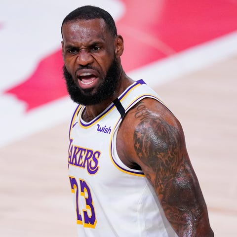 LeBron James has the Lakers in the Western Confere