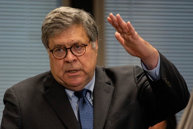 Attorney General William Barr on Sept. 9, 2020, in Chicago.