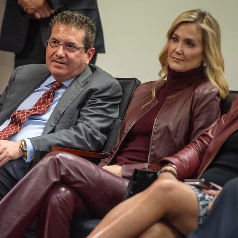 Washington owner Daniel Snyder and his wife Tanya 