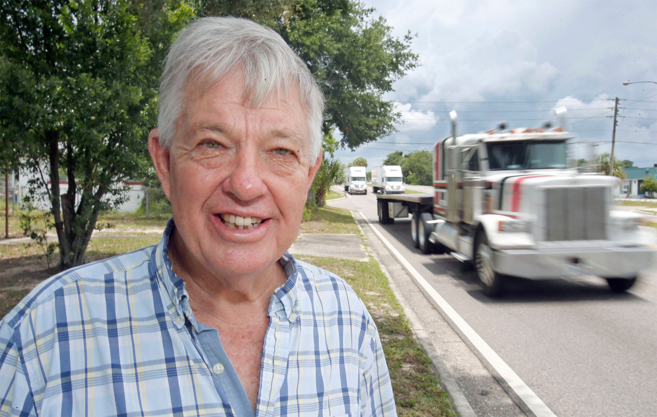 John Paul Rogers, former Grand Dragon of the Florida United Klans of America, is pictured at his home in Lake Wales in June 2014.