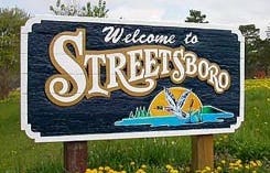 A sign welcoming visitors to Streetsboro, as seen in this Record-Courier file photo.