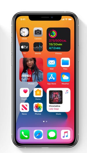 Apple agrega "widgets" a la pantalla de inicio de iOS en iOS14