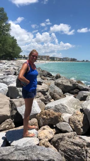 Jackie Barthelemy is shown in an undated photo provided by family. The executive chef and mother of two was shot and killed Friday at the Chevron gas station less than a mile from her Cabana Colony in Palm Beach Gardens.