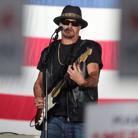 Kid Rock performs after Donald Trump Jr. spoke at 
