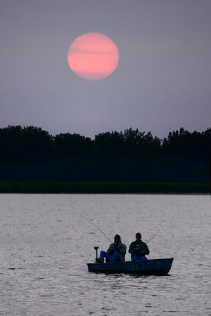Sunset over Lake Ontario Monday, Sept. 14, 2020, shot by Jim Montanus.