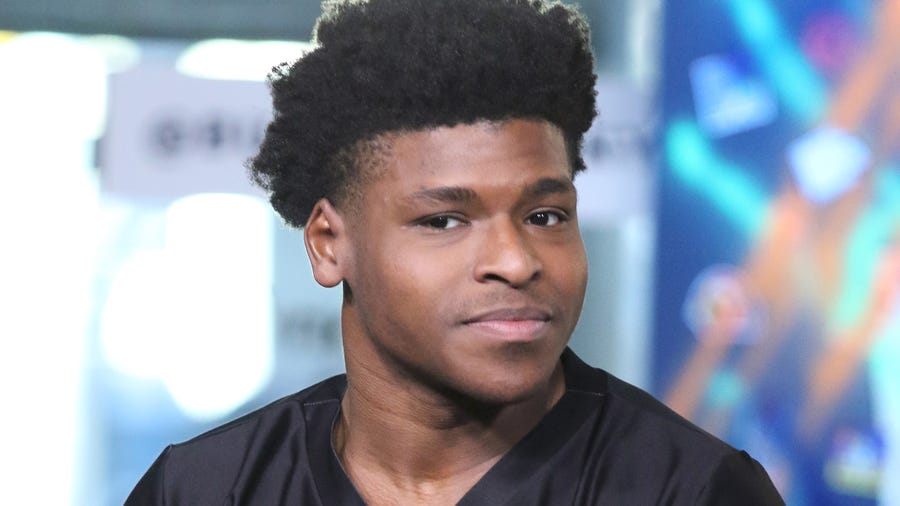 ONE TIME USE 9/8/2020 NEW YORK, NEW YORK - JANUARY 29: Jerry Harris attends the Build Series to discuss "Cheer" at Build Studio on January 29, 2020 in New York City. (Photo by Jim Spellman/Getty Images)