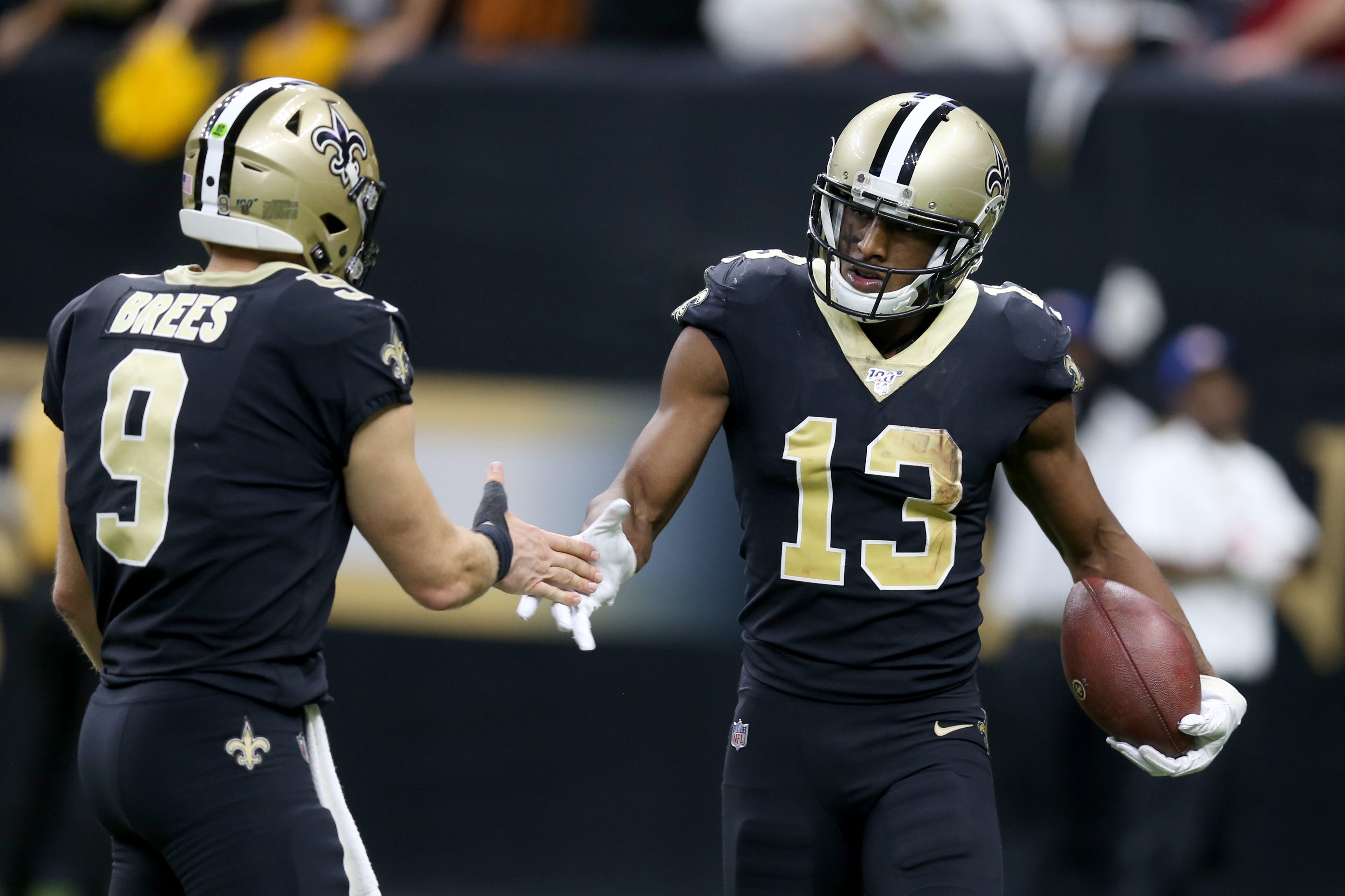 New Orleans Saints' Michael Thomas, other starters out vs. Detroit Lions