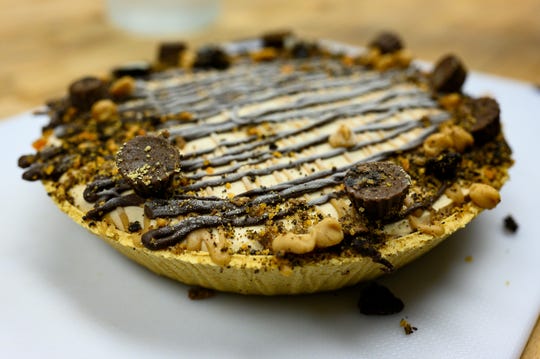 A peanut butter pie at Sidewall Pastry Kitchen Wednesday, Sept. 16, 2020.