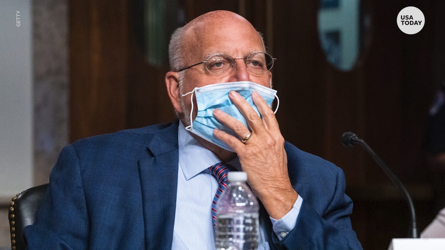 CDC Director Robert Redfield testified at a Senate panel on coronavirus and gave his opinion on face masks, but then President Trump contradicted him.