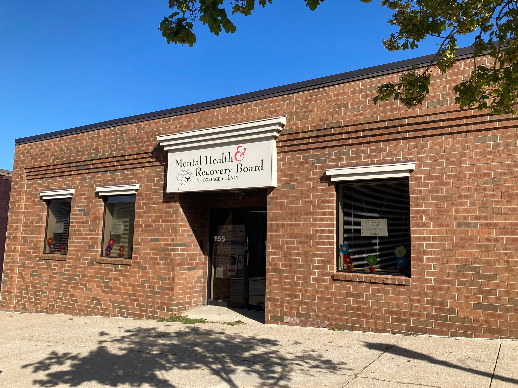 The outside of the Mental Health and Recovery Board of Portage County in Kent.