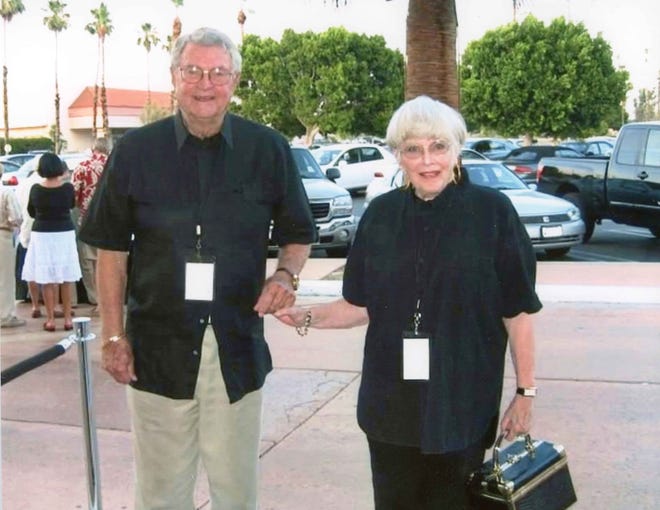 Ric and Rozene Supple attending the Palm Springs International Film Festival. Ric Supple passed away Tuesday at Desert Regional Medical Center at 95.