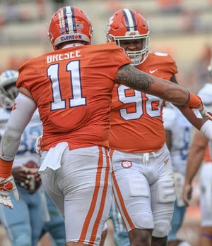 Clemson defensive linemen Bryan Bresee and Myles Murphy are projected first-round picks in the 2023 NFL Draft.