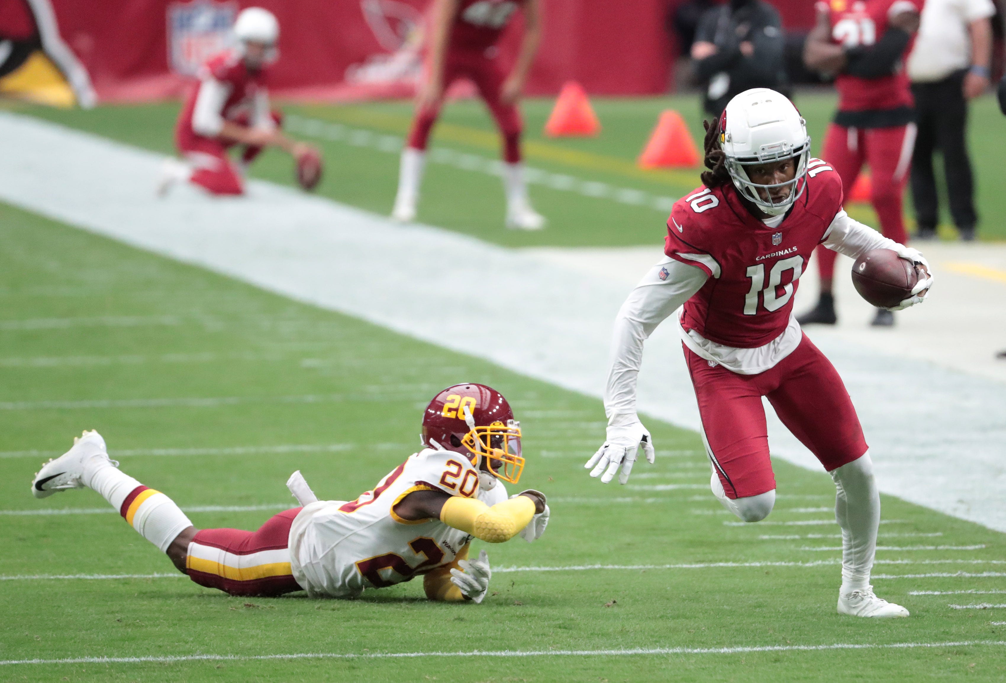 Cardinals' DeAndre Hopkins takes blame for Kyler Murray interception