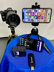 A Sony mirrorless, iPhone, Android or GoPro will give you better images than a webcam on a video meeting. Many connect their cameras to the meeting with the Camlink from Elgato