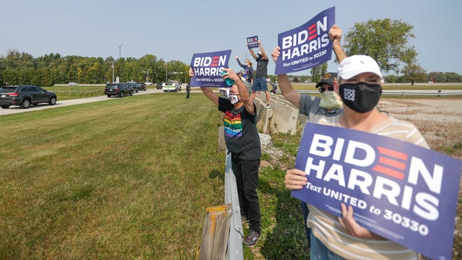 Joe Biden In Wisconsin Campaign Visits Foundry In Manitowoc