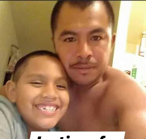 Nicolas Morales-Bessannia is pictured with his son.