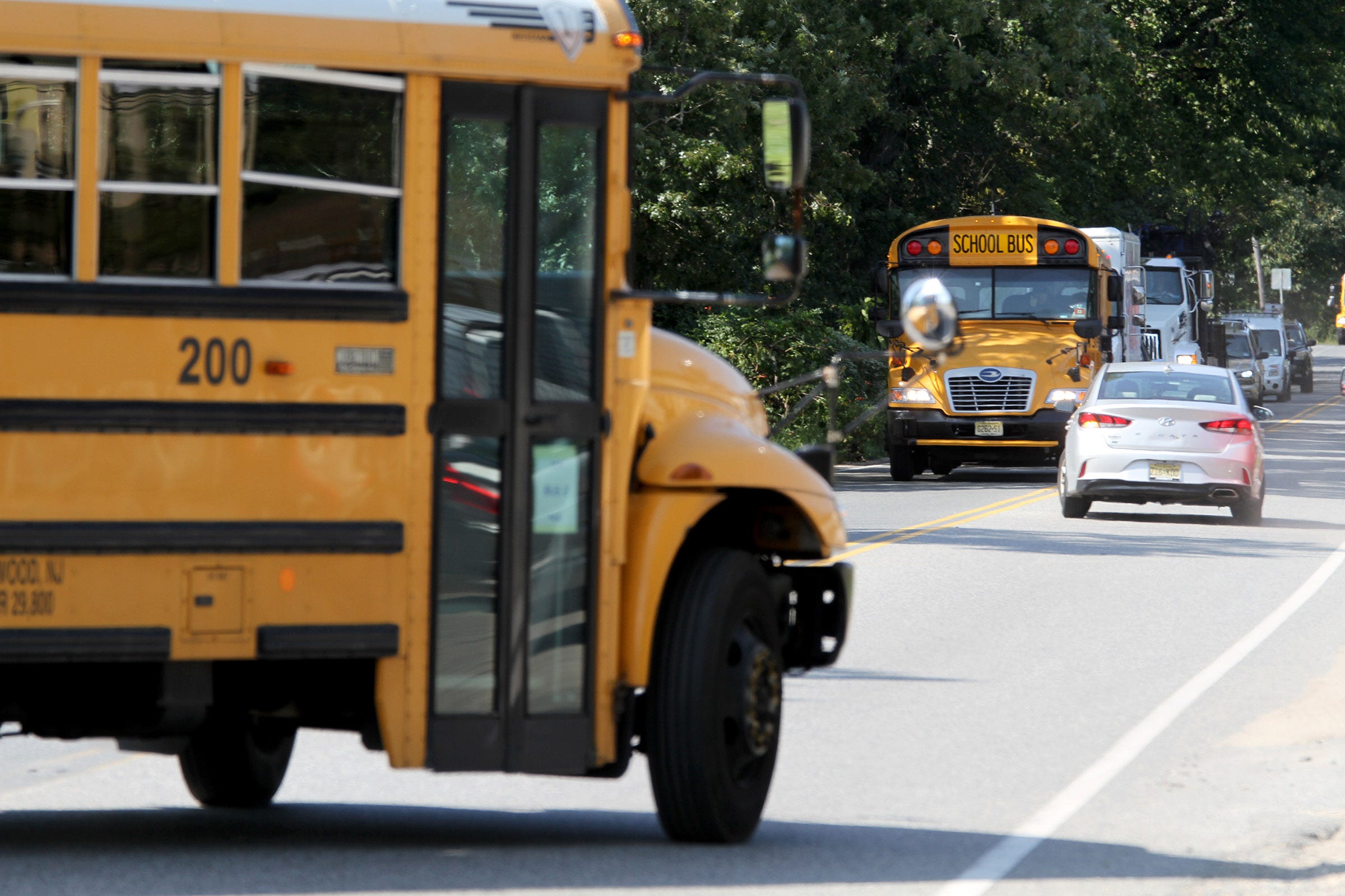 NJ school bus safety office bill awaits Murphy's signature